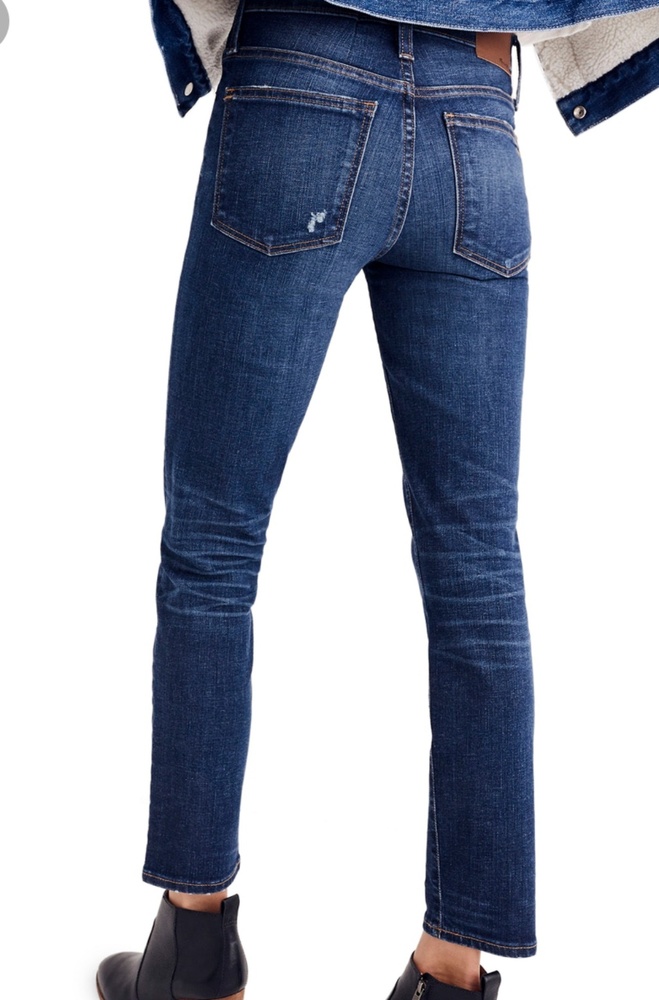 Madewell slim straight jeans